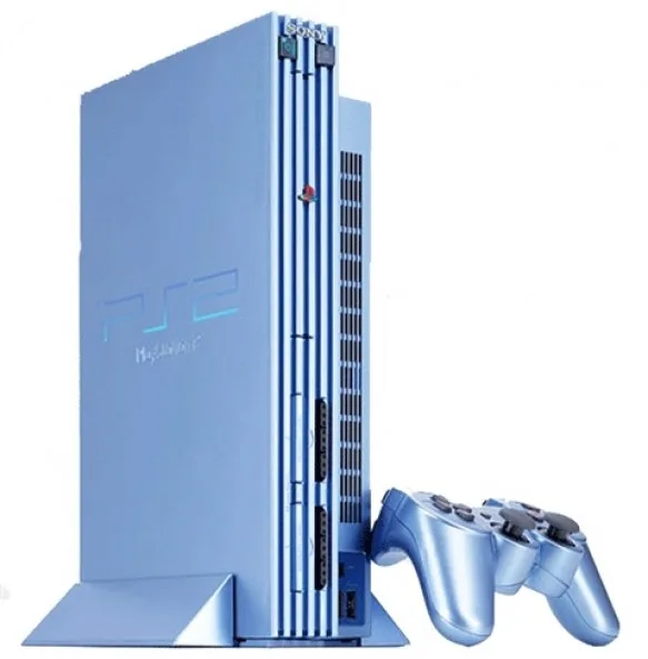 Playstation 2 Aqua Blue