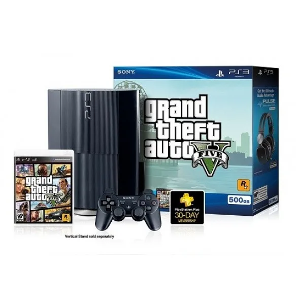 PS3 12GB SUPERSLIM GTA5 GRAND THEFT AUTO 5 (RABLJENO)